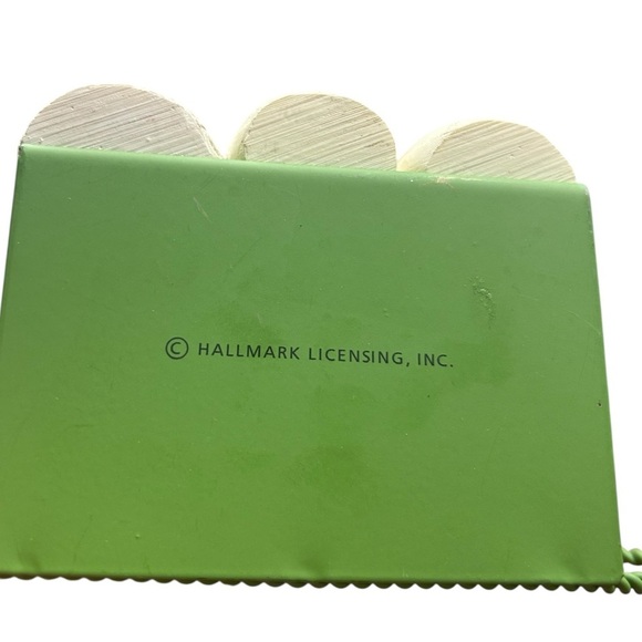 HALLMARK Snowmen & Christmas Tree Metal Card Holder Photo Display - Picture 7 of 8